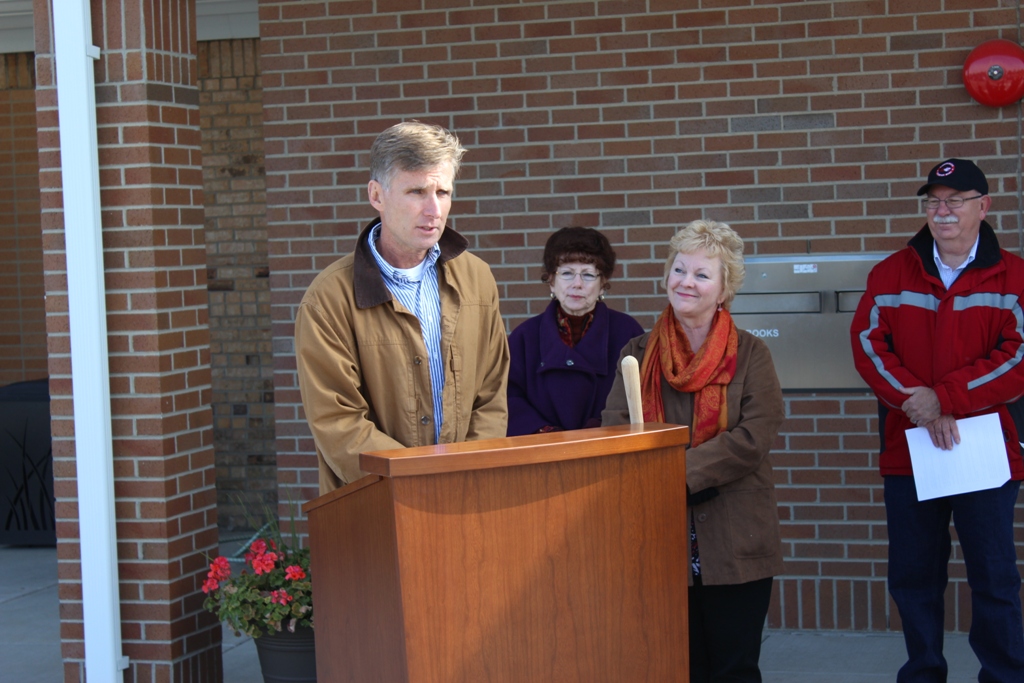 Dr. Obrien, President of the Library Board Speaks